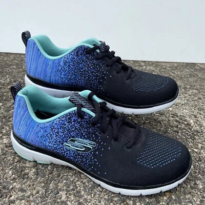 Skechers Shoes Womens Sz 8.5 Black BlueFlex Appeal 3.0 Lightweight Sneaker - Image 1 of 4