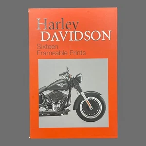 Harley Davidson History Set of 16 Boxed Frameable Prints by Metro Books Man Cave - Picture 1 of 7