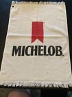 Vintage Michelob Beer Logo Golf Bowling Towel Cotton Loop Yarn Grommet