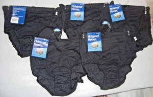 WOMENS Holeproof Heroes (5 pack) Size 12-14 black cotton - Picture 1 of 7