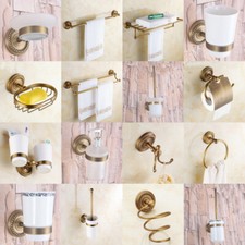 Set accessori bagno ottone antico Hardware bagno barra asciugamano 014