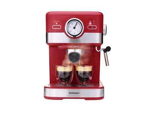 Machine à espresso SILVERCREST® 1100W Rouge - Imagen 1 de 3