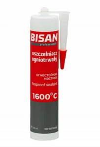 Silikon Dichtmasse schwarz 1600°C 310ml Hochtemperatur Silikon Kleber BISAN - Afbeelding 1 van 1