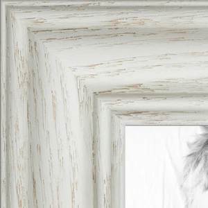 ArtToFrames 1.25" Custom Poster Frame Off White on Ash Wood 4098 Large - Picture 1 of 7