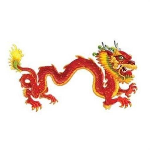Jointed 6 Foot Dragon International Asian Decoration - Image 1 of 1