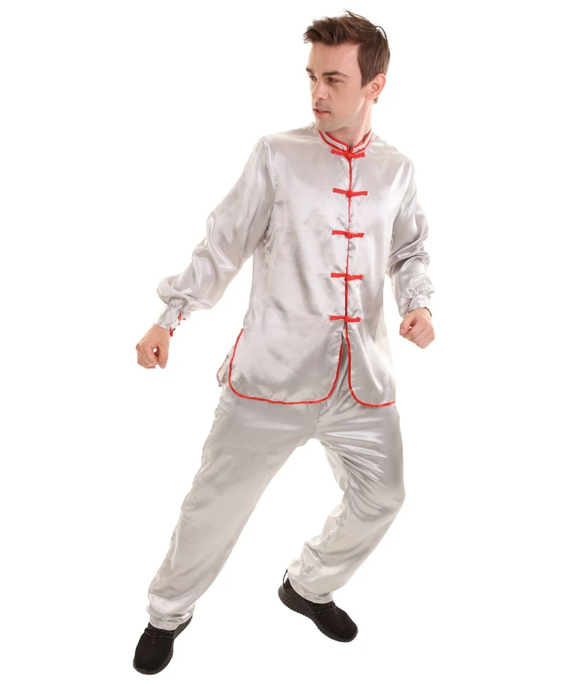 Disfraz de Kung Fu Tradicional Chino para Hombre Adulto, Múltiples Opciones de Color, HC-995 Foto 1 de 4