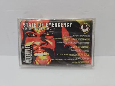 State of Emergency - Society in Crisis Vol 1 (Cassette 1994) Hip Hop Gangsta New - Image 1 of 3