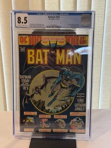 Batman #254 1974 CGC 8.5, OW/W , Bronze Age, 100 Super Spectacular, DC Comics - Picture 1 of 10