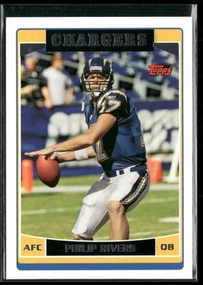 2006 Topps Philip Rivers #117 San Diego Chargers - Image 1 of 2