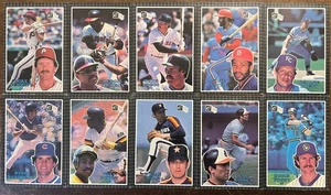 1985 Donruss Jumbo Lot (10) Stars Nolan Ryan Ripken Gwynn Schmidt Sandberg HOF - Bild 1 von 3