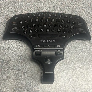 Sony PS3 Official Wireless Chat Pad Keyboard - OEM Clip-On for DualShock 3 - Picture 1 of 7