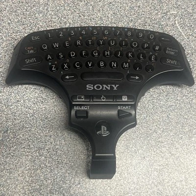 Sony PS3 Official Wireless Chat Pad Keyboard - OEM Clip-On for DualShock 3 - Image 1 of 4