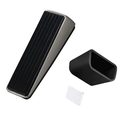 Durable Zinc Alloy Rubber Wedge Door Stop Stopper Holder Part Door Bottom - Bild 1 von 4