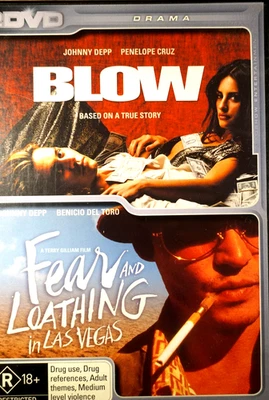 Blow / Fear & Loathing In Las Vegas, 2 Disc Set - DVD, VG - Image 1 of 2