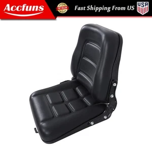 Asiento Plegable Universal para Carretilla Elevadora con Ángulo Ajustable Respaldo y Deslizable Nuevo - Imagen 1 de 11