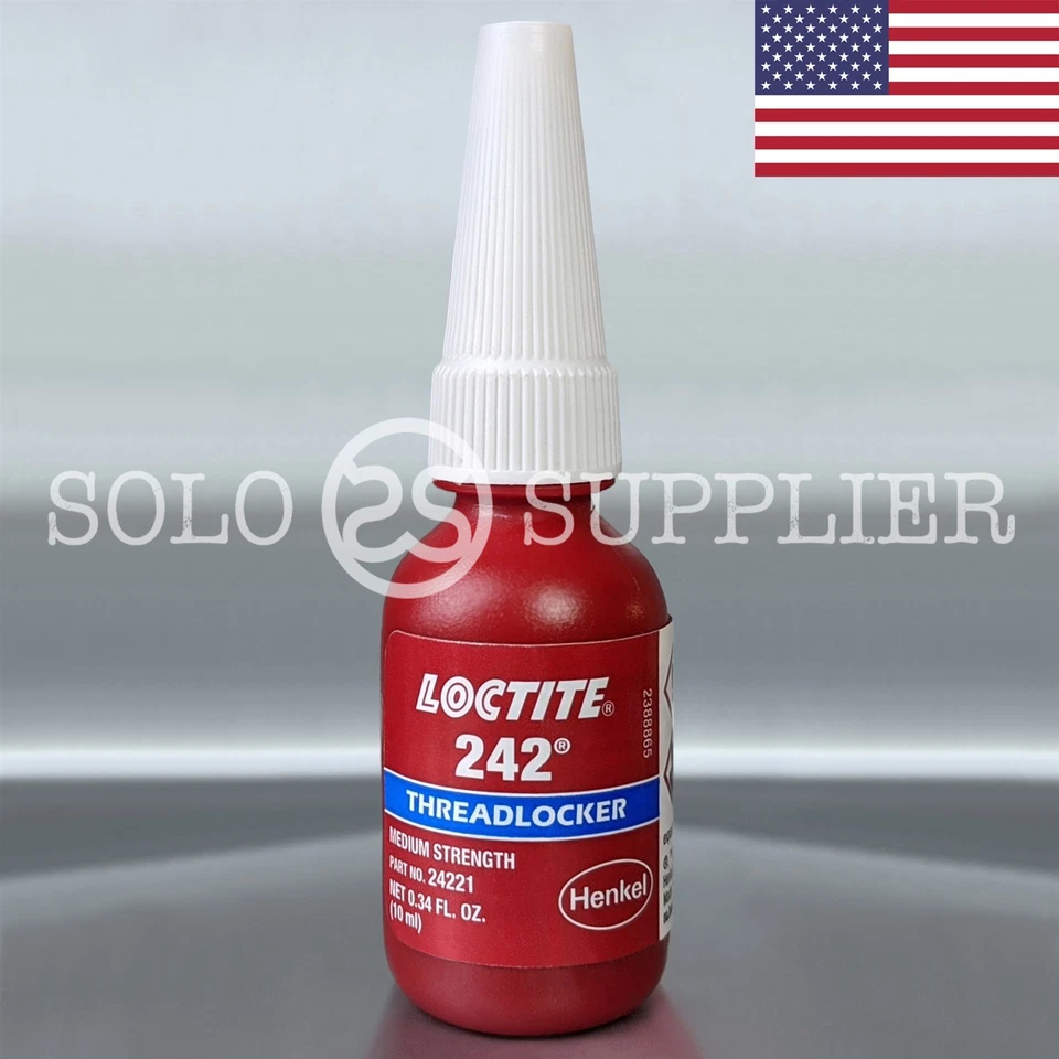 Loctite 242 Threadlocker força média 10ml - EUA - Imagem 1 de 1