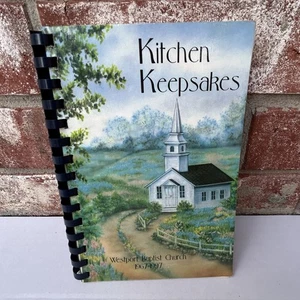 Kitchen Keepsakes Westport Baptist Church Cookbook Cleveland OK Vintage 1997 - Picture 1 of 8