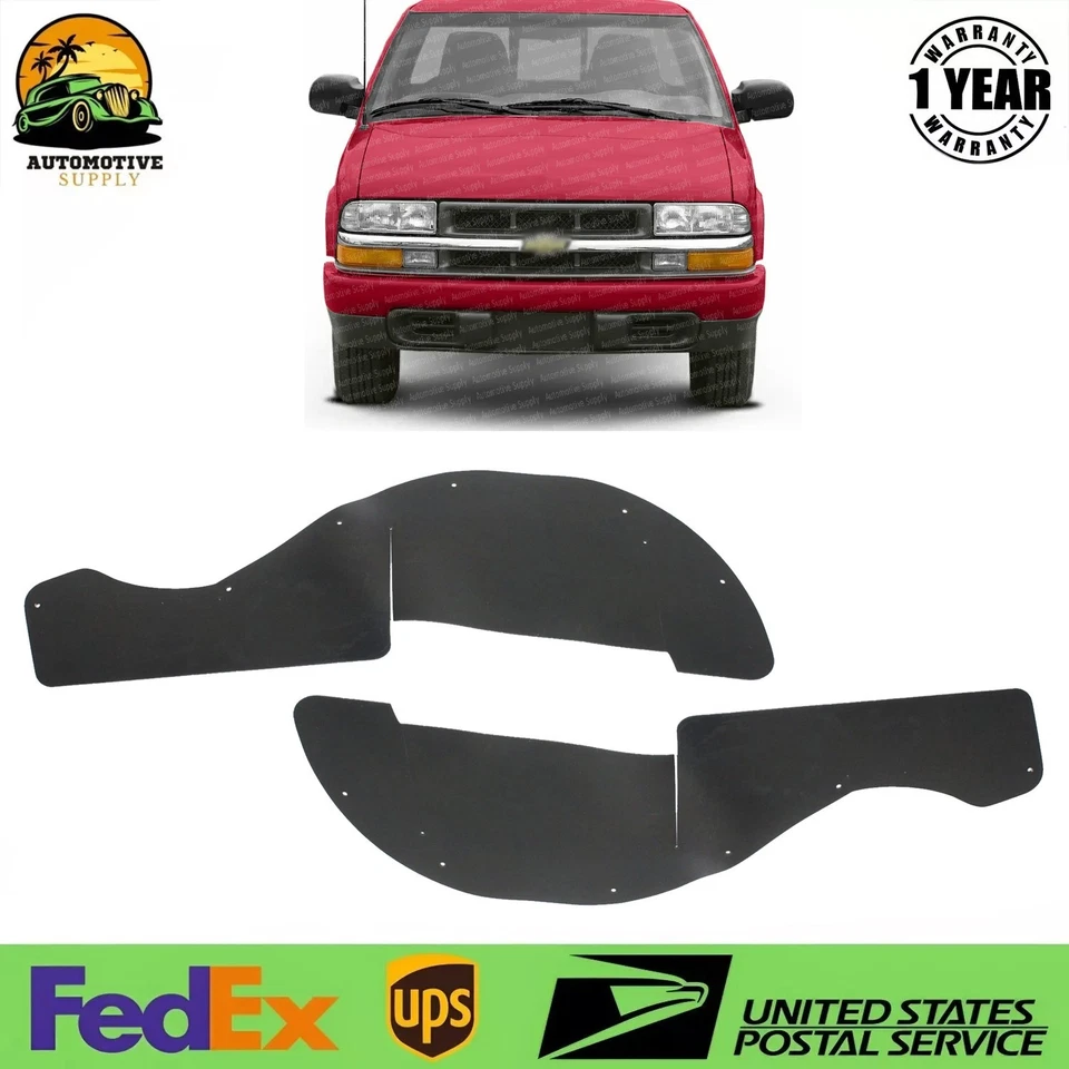 Комплект из 2 накладок на переднее крыло слева и справа для 1994-2004 Chevrolet S10 2WD 4WD - Изображение 1 из 4
