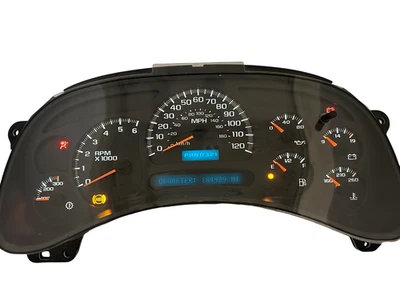 Instrumento velocímetro 03 04 05 Sierra/Silverado/Yukon 184.929 millas RECONSTRUIDO Foto 1 de 3
