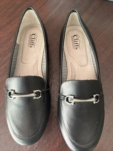 Cliffs By White Mountain Glowing Women’s Slip On Loafers Women’s 9M Black - NIB - Picture 1 of 9