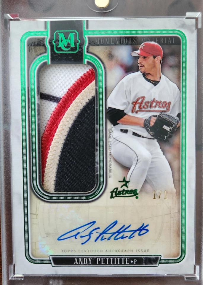 Coleção 1/1 Andy Pettitte 2018 Topps Museum. - Imagem 1 de 2