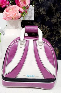 Braunschweig Wii Sports Edition Reisetasche, Handtasche, Kosmetik schwarz lila weiß - Bild 1 von 6