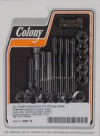 COLONY OIL PUMP MOUNT KIT HARLEY KNUCKLEHEAD PANHEAD  - Image 1 of 1