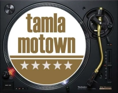 Tamla Classic Soul 12" SLIPMAT DJ TURNTABLES Slip Record Vinyl Matt Detroit Gold - Image 1 of 2