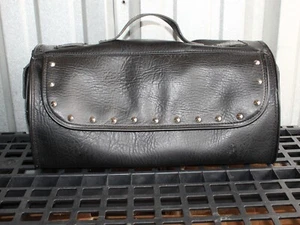 Motorcycle Rear Travel Case Studded Black River Road PART# 10-8938 - Picture 1 of 7