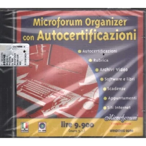 Microforum Organizer Con Autocertificazioni CD ROM Microforum Sigillato - Imagen 1 de 2