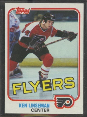 1981-82 Topps #107 Ken Linseman  Philadelphia Flyers - Image 1 of 2