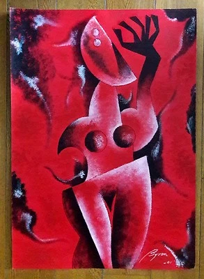 RUFINO TAMAYO PUPILA -TALLA GRANDE 39" X 28"- PINTURA AL ÓLEO Foto 1 de 4