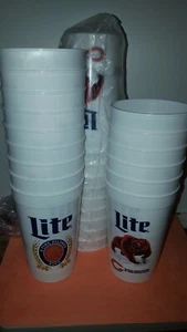 25PC Lite Beer CHICAGO BEARS BPA Free Reusable Plastic Beer Cups NW made USA - Picture 1 of 12