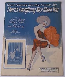 There's Everything Nice About You 1927 Sheet Music - Picture 1 of 1