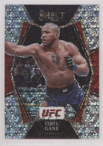 2022 Panini Select UFC Premier Level Disco Prizm Ciryl Gane #143