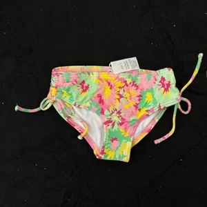 NWT Kanu Surf Girls' Willow V-Neck Bikini Beach Sport Swimsuit Bottoms, SZ 5 - Picture 1 of 3
