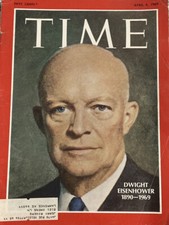 TIME MAGAZINE APRIL 4, 1969 DWIGHT EISENHOWER 1890-1969