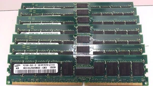 M312L2920BG0-CB3 Samsung 1GB PC2700 DDR-333MHz Registered ECC , lot of 7 - Picture 1 of 1