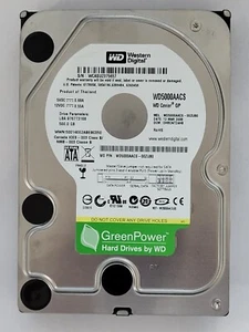 WD5000AACS-00ZUB0, DCM: DHRCNT2AHB,MAR 2008, Western Digital 500Gb 3.5" Sata HDD - Picture 1 of 2