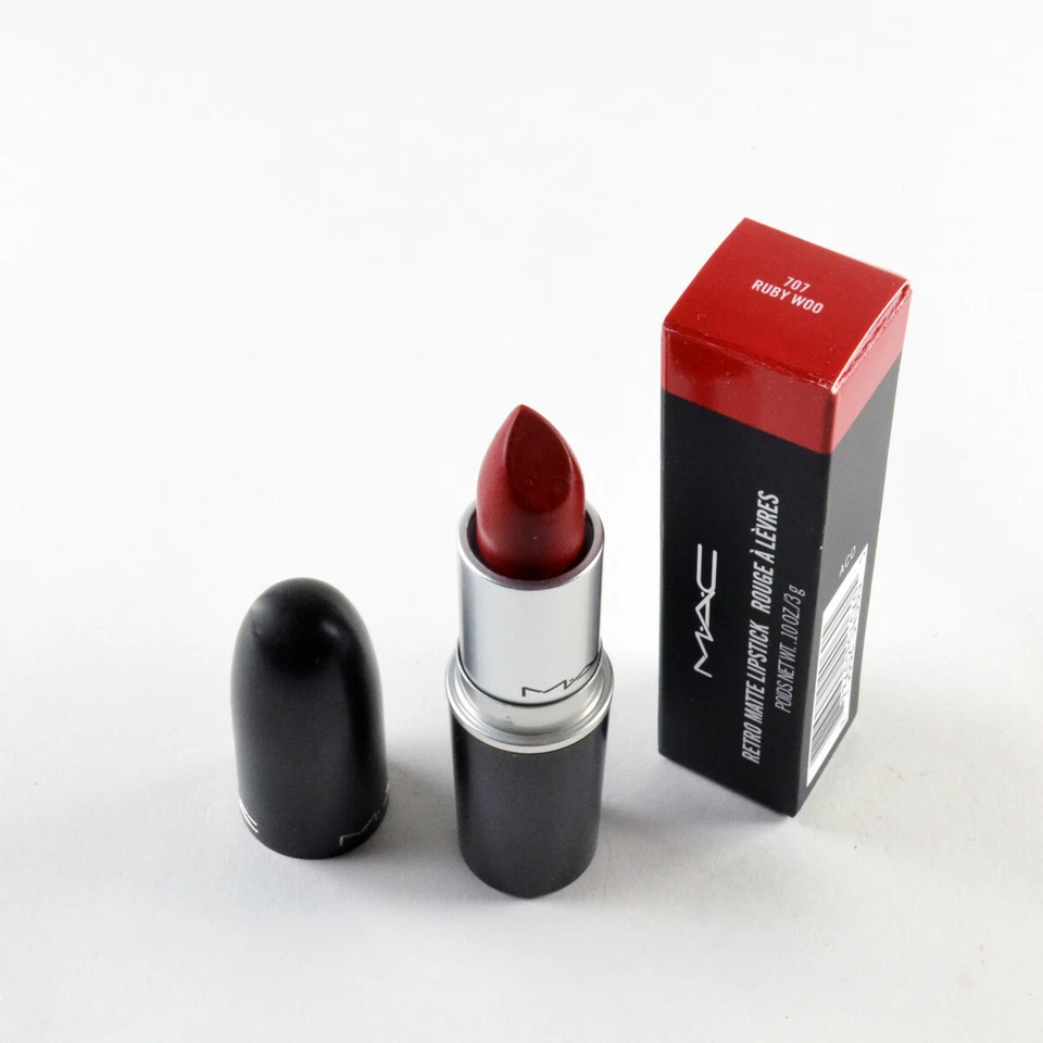 Mac Retro Matte Lipstick RUBY WOO #707 - Size 0.10 Oz. / 3 g - Image 1 of 1