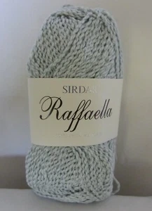 SIRDAR Raffaella Shade 490 Ice Blue x 50 gms ~ a Cotton Rich Fashion DK yarn - Picture 1 of 2