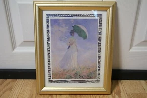 Claude Monet  "Women with the Parasol”,8x10, Gold framed 1989 Bernard Picture Co - Picture 1 of 5