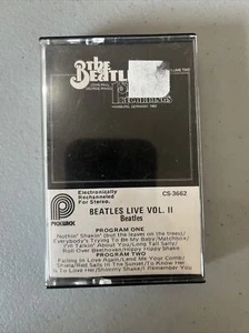The Beatles- Beatles Live Vol II CASSETTE (1979, CS3662, Pop Rock, First Lives) - Picture 1 of 5