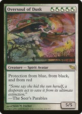 1X Oversoul of Dusk Shadowmoor MP MTG CARD