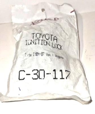 Nuevo bloqueo de encendido ASP C-30-117 Toyota para furgoneta camioneta 1984 85 86 1987 C30117 NOS Foto 1 de 4