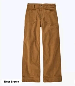 New Patagonia Women's Wide Leg Corduroy Pants NWT Size 4 nest brown - Picture 1 of 10