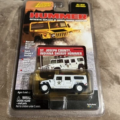 Johnny Lightning Hummer SUV's ST. Joseph County Indiana Sheriff white lightning - Image 1 of 4