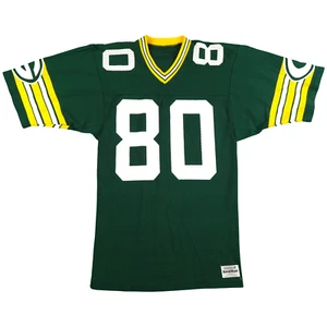 Maglia vintage Green Bay Packers uomo piccola maglia sabbia anni 80 NFL football USA shirt - Foto 1 di 13