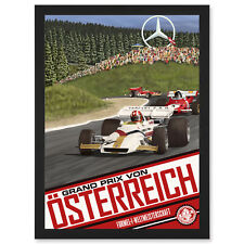 Austrian Grand Prix 1971 Zeltweg F1 Motor Sport Racing Framed Wall Art Print A3