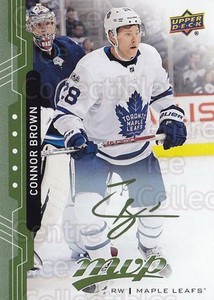 2018-19 Upper Deck MVP Green Script #168 Connor Brown